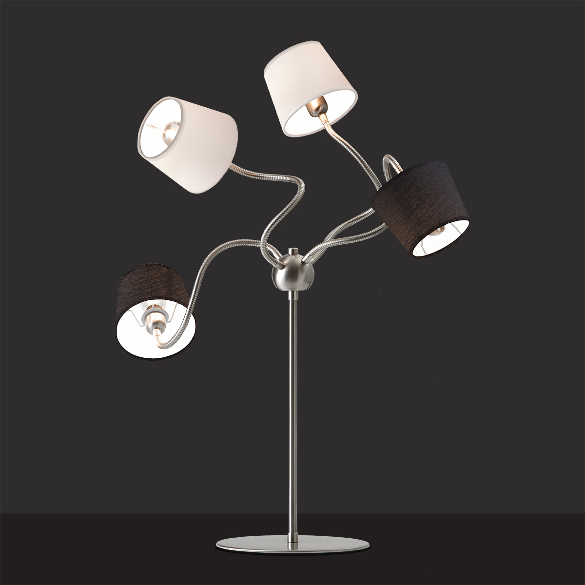 Μοντέρνα λάμπα αφής με καπέλα FLEX modern touch lamp with shades