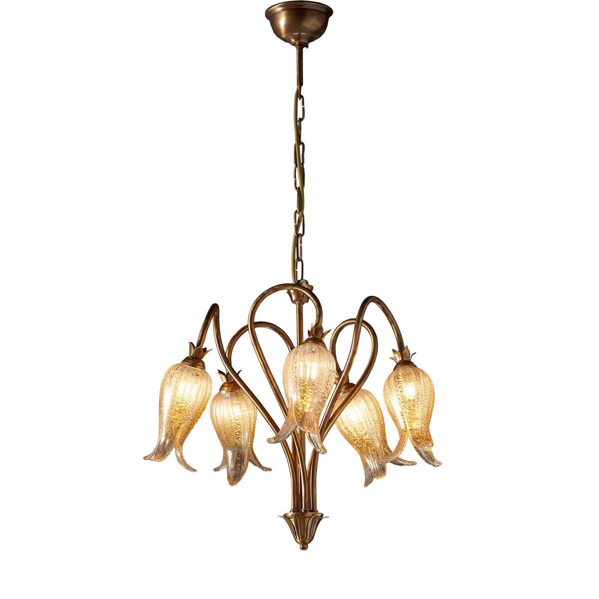 Κλασικό 5φωτο κρεμαστό φωτιστικό ΖΗΡΕΙΑ classic 5-bulb chandelier