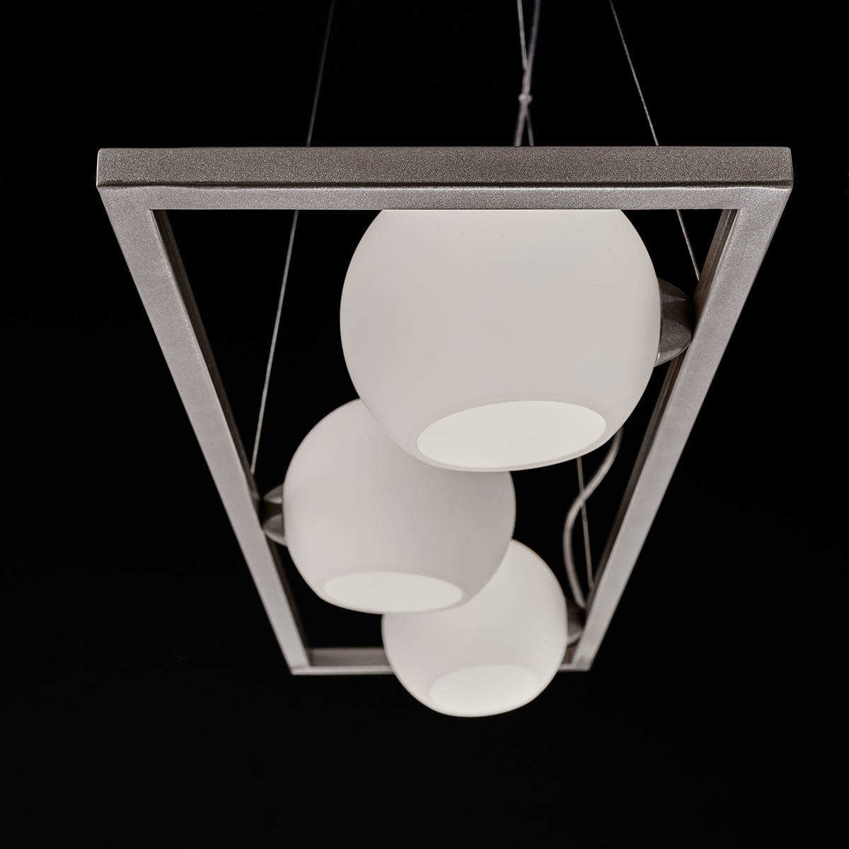 Μοντέρνο πολύφωτο με Μουράνο ΜΠΑΛΕΣ modern chandelier with Murano