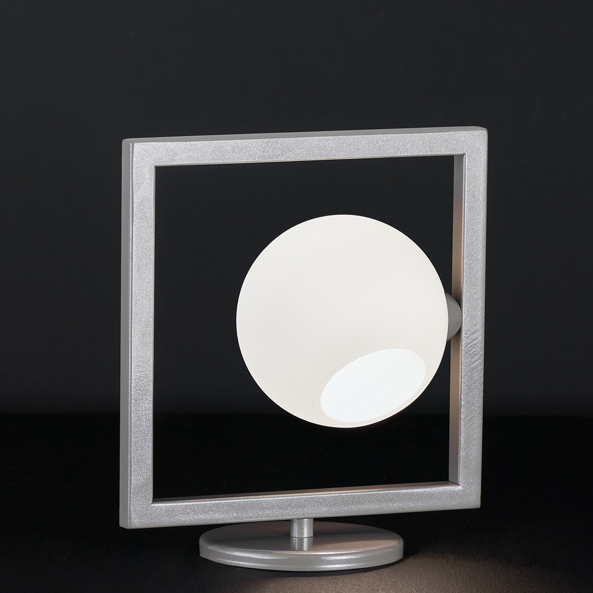 Μοντέρνο πορτατίφ Μουράνο ΜΠΑΛΕΣ modern table lamp with Murano glass