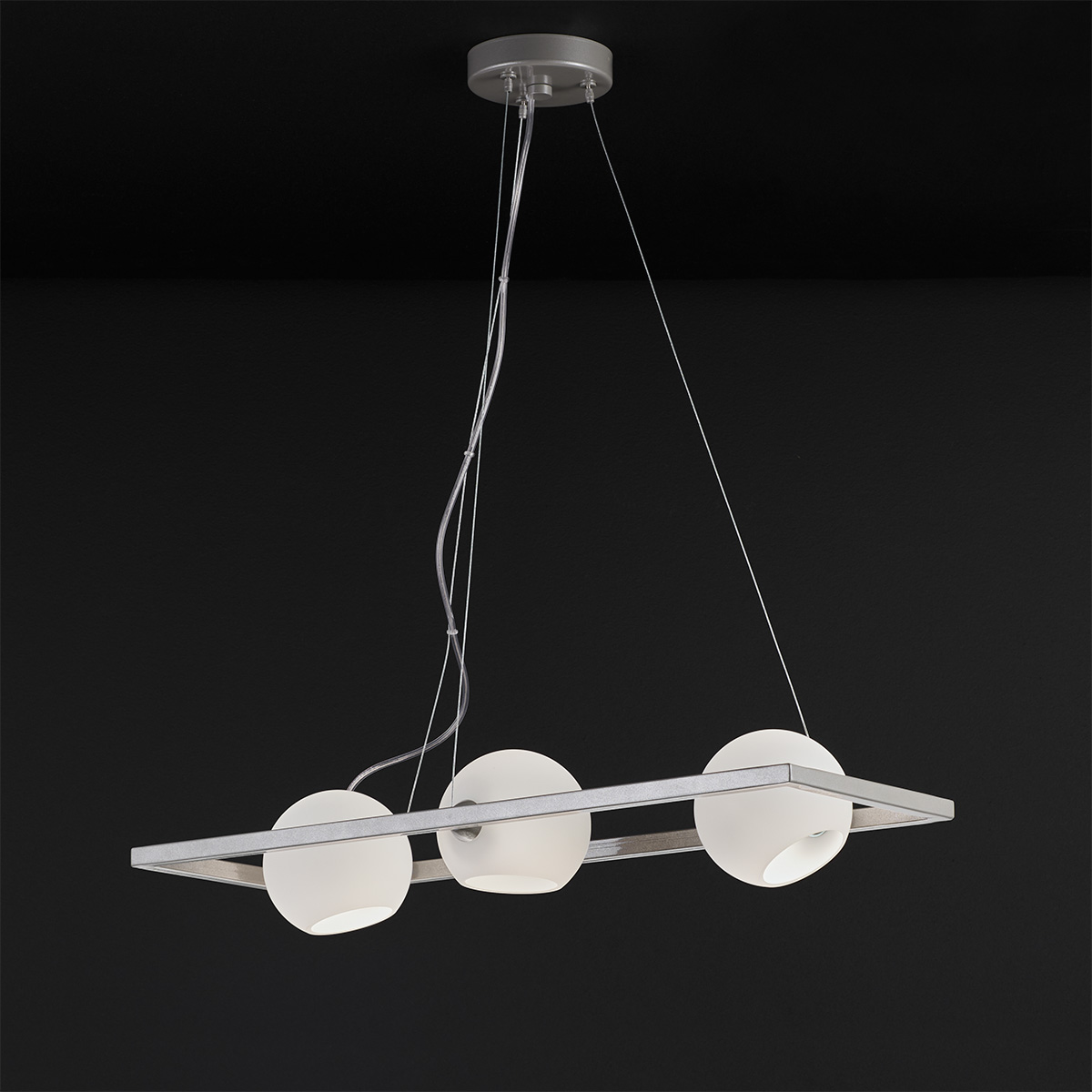 Μοντέρνο πολύφωτο με Μουράνο ΜΠΑΛΕΣ modern chandelier with Murano