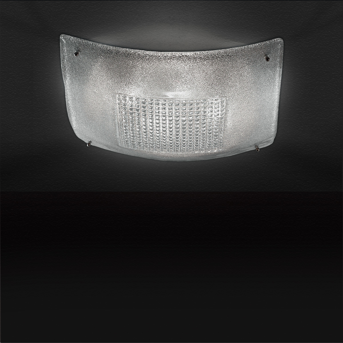 Πλαφονιέρα από κρύσταλλο Μουράνο SQUARE murano crystal ceiling lamp