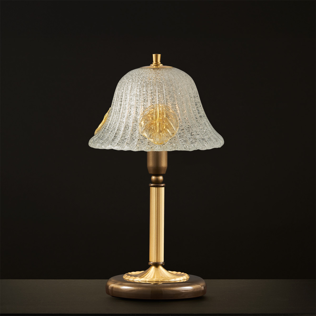 Επιτραπέζιο φωτιστικό Μουράνο ΦΥΛΛΟ classic Murano table lamp