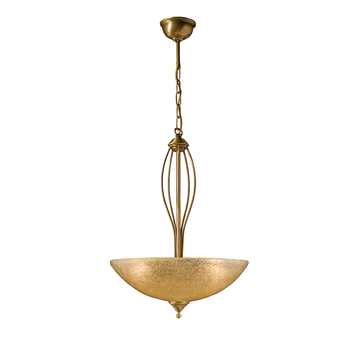 Κλασικό μονόφωτο με κρύσταλλο Murano | ΝΥΜΦΑΙΟ. Classic suspension lamp with Murano crystal | NYMPHEO