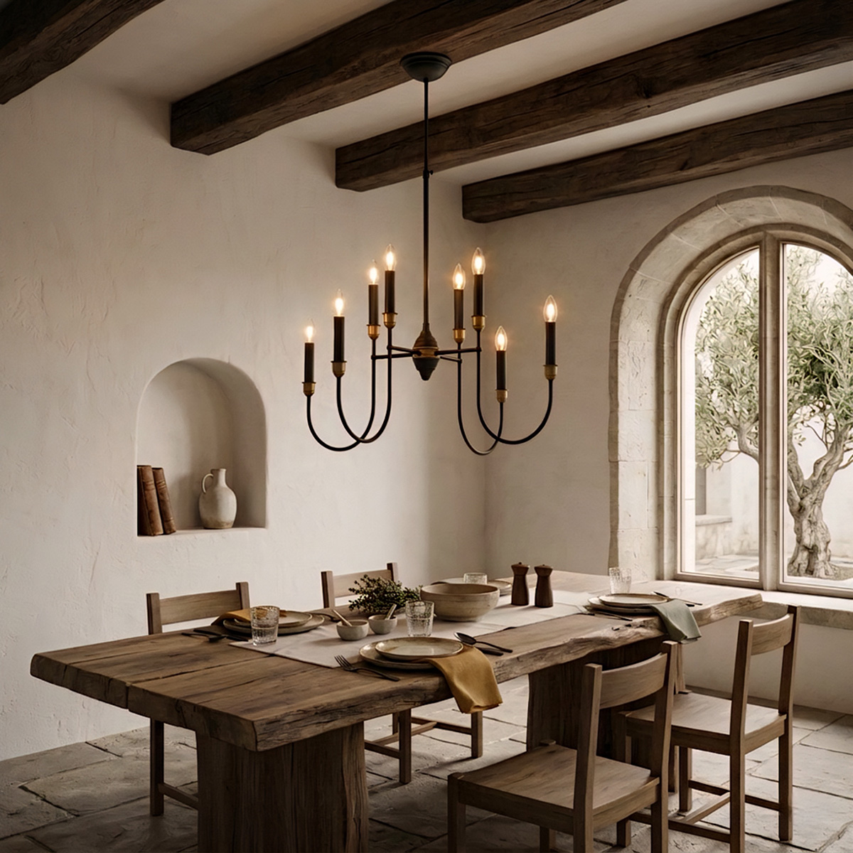 Σιδερένιο πολύφωτο ΧΑΛΚΗ