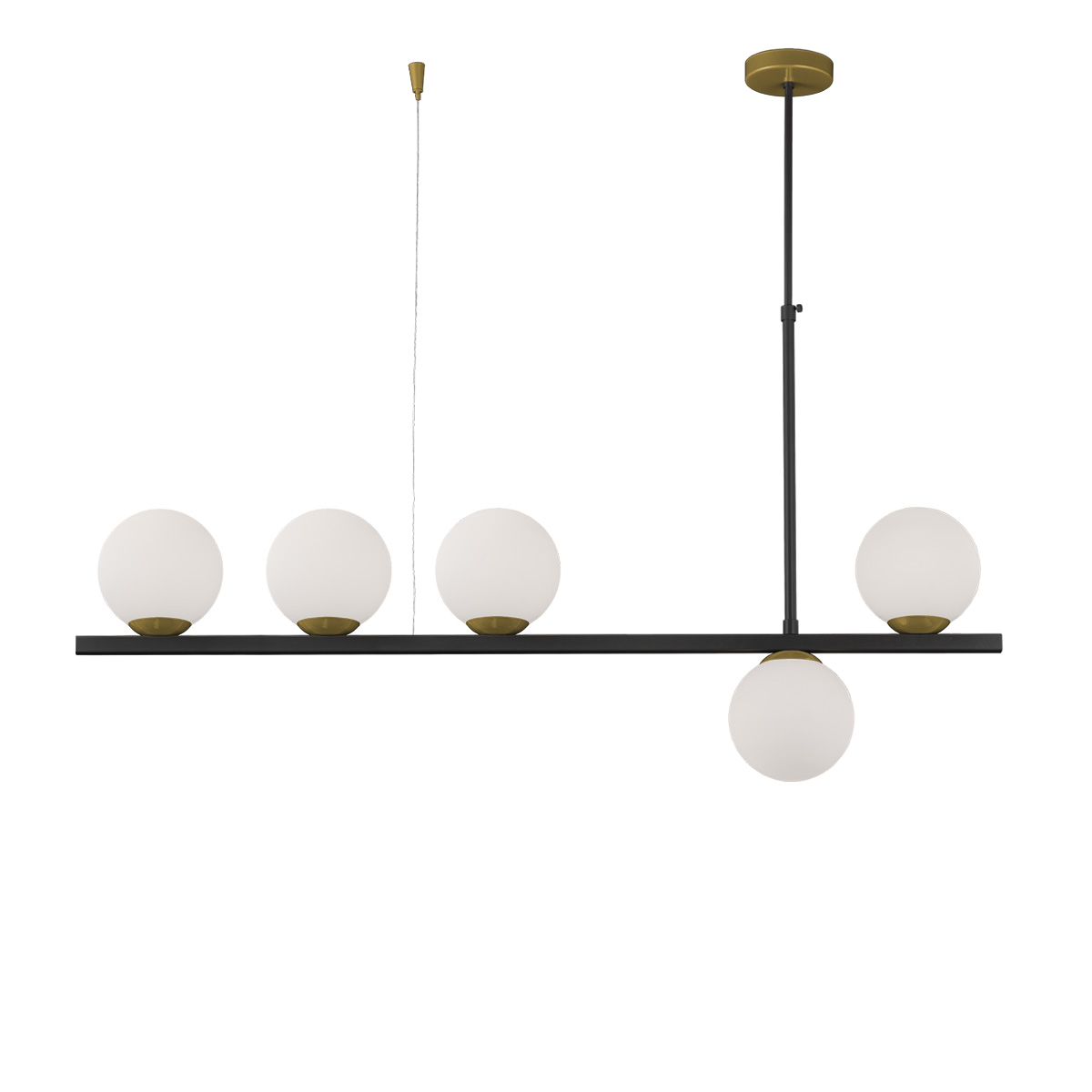 Φωτιστικό με μπάλες δίχρωμο ΜΠΑΛΕΣ bi-colored light fixture with glass balls