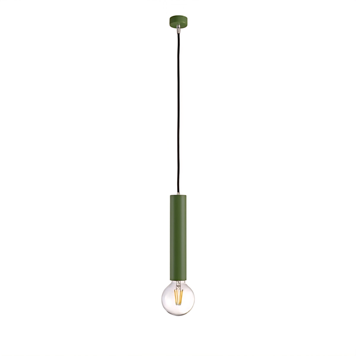 Πράσινο φωτιστικό σωλήνα ΛΑΜΠΕΣ cylindrical green light fixture